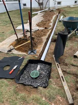 Residential French Drain